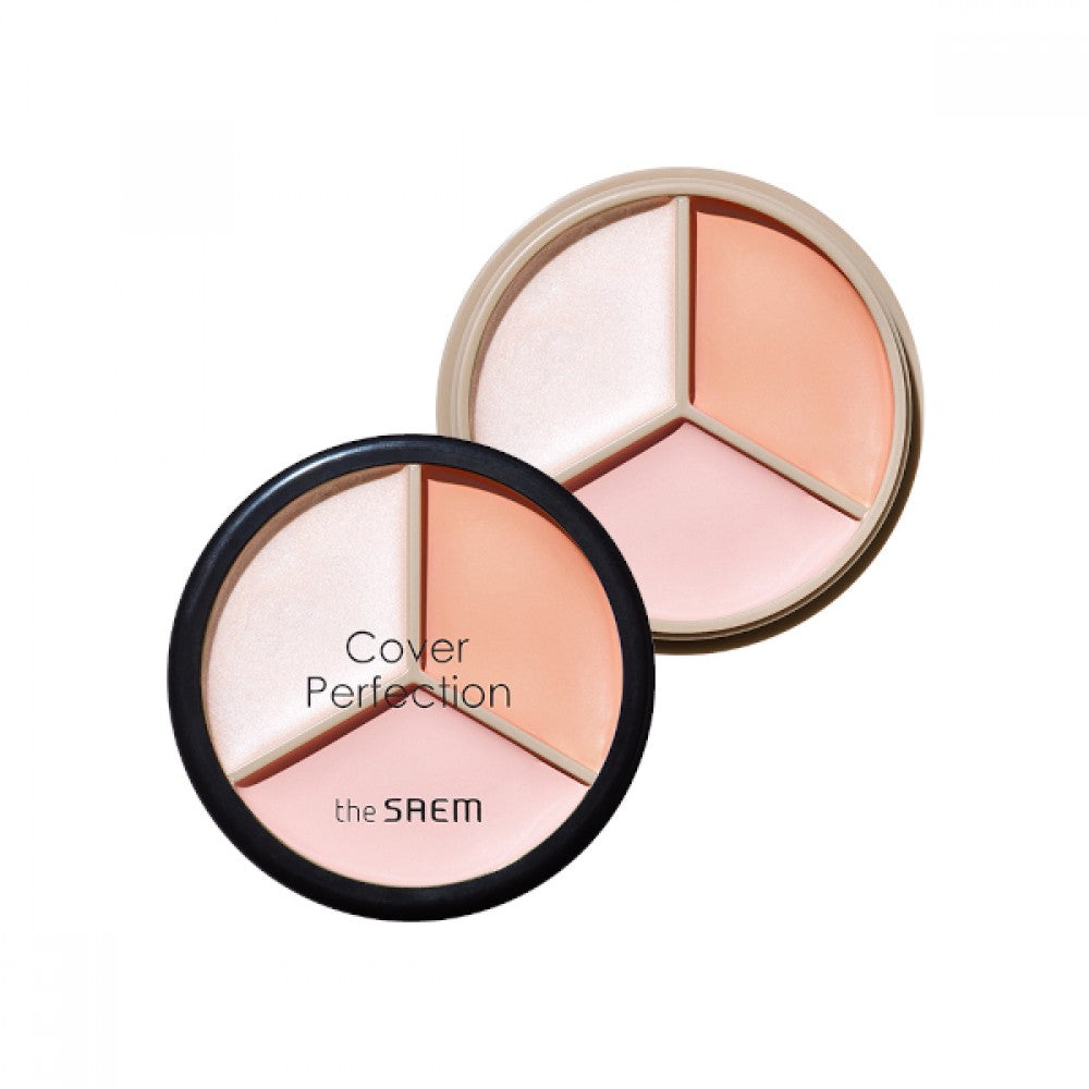 The Saem Cover Perfection Triple Pot Concealer 더 샘 커버 퍼펙션 트리플 팟 컨실러