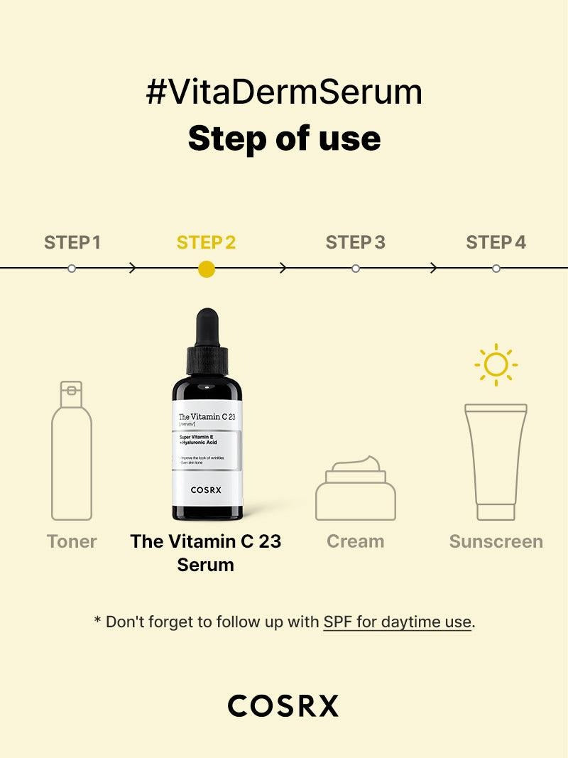 COSRX The Vitamin C 23 Serum 20g 0.70 oz. 코스알엑스 더 비타민 씨 23 세럼 20g 0.70 oz.