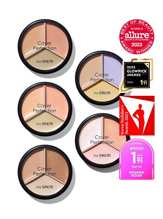 The Saem Cover Perfection Triple Pot Concealer 더 샘 커버 퍼펙션 트리플 팟 컨실러