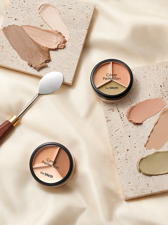 The Saem Cover Perfection Triple Pot Concealer 더 샘 커버 퍼펙션 트리플 팟 컨실러