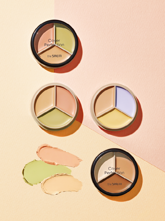The Saem Cover Perfection Triple Pot Concealer 더 샘 커버 퍼펙션 트리플 팟 컨실러
