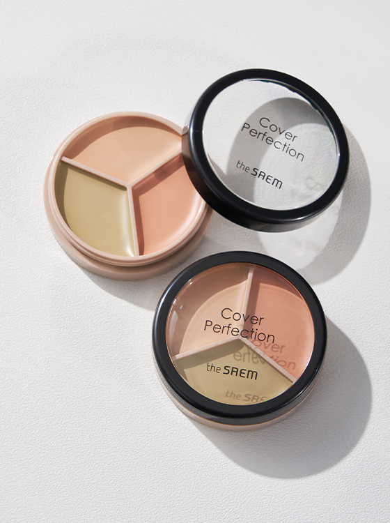 The Saem Cover Perfection Triple Pot Concealer 더 샘 커버 퍼펙션 트리플 팟 컨실러