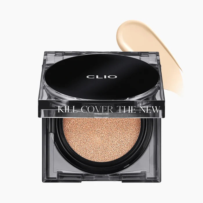 CLIO Kill Cover The New Founwear Cushion SPF50+/PA+++ 15g 0.52 oz + Refill 클리오 킬 커버 더 뉴 파운웨어 쿠션 SPF50+/PA+++ 15g 0.52 oz+ Refill