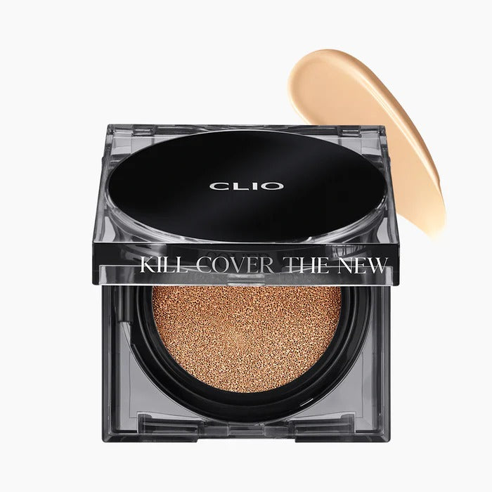 CLIO Kill Cover The New Founwear Cushion SPF50+/PA+++ 15g 0.52 oz + Refill 클리오 킬 커버 더 뉴 파운웨어 쿠션 SPF50+/PA+++ 15g 0.52 oz+ Refill