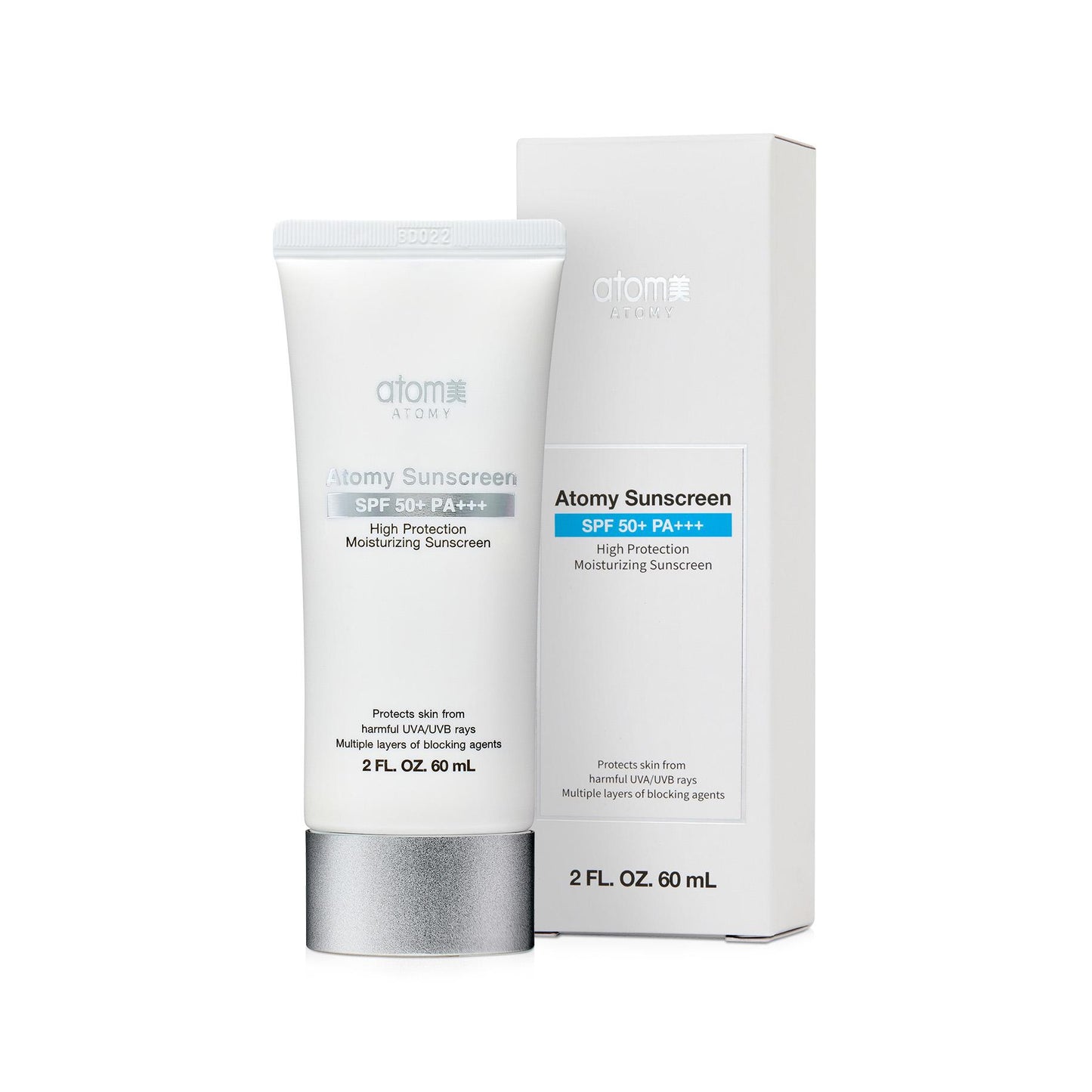 ATOMY Sunscreen SPF50+ PA+++ 2FL. OZ. 60ml (WHITE/TINTED) / 애터미 선크림 SPF50+ PA+++ 60ml (WHITE/TINTED)