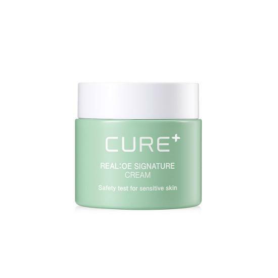 Kim Jeong Moon Aloe CURE+ REAL:OE SIGNATURE CREAM 55g 김정문알로에 라센스 로에 큐어 리알로에 시그니처 크림 55g