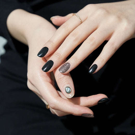 EDGEU NAIL CARE SHOP GEL - ENP903.VAMPIRE BLACK (엣지유 네일 케어 샵젤 - ENP903.뱀파이어 블랙)