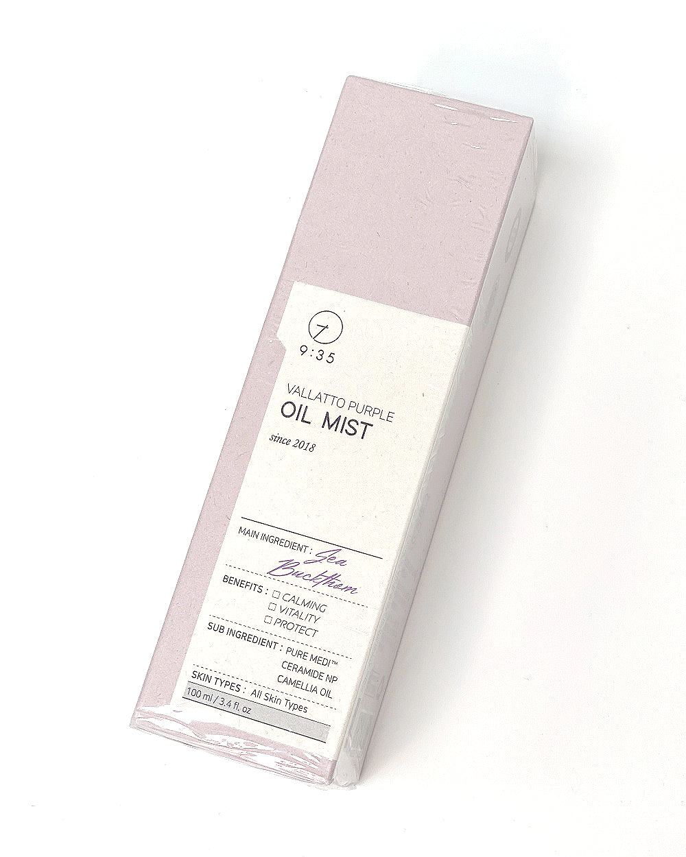 9:35 VALLATTO BEAUTY TIME VALLATTO PURPLE OIL MIST 3.4 fl oz 100ml 9:35 발라또 뷰티 타임 발라또 퍼플 오일 미스트 3.4 fl oz 100ml