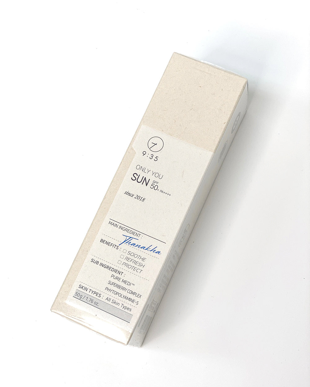 9:35 VALLATTO BEAUTY TIME ONLY YOU SUNSCREEN 1.76 oz 50g 9:35 발라또 뷰티 타임 온리 뉴 선스크린 1.76 oz 50g