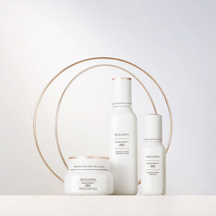 INCELLDERM RADIANSOME™100 ESSENTIAL TONER/AMPOULE/CREAM 3SET 인셀덤 래디언솜™100 에센셜 토너/앰플/크림 3종 세트