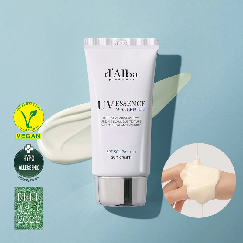 d'Alba Waterfull Essence Sunscreen 50ml SPF 50+ PA++++ / 달바 워터풀 에센스 선크림 50ml SPF 50+ PA++++
