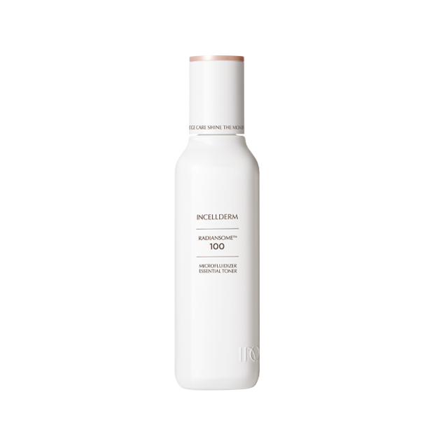 INCELLDERM RADIANSOME™100 MICROFLUIDIZER ESSENTIAL TONER 100ml / 3.38 fl. oz. 인셀덤 래디언솜™100 마이크로플루다이저 에센셜 토너 100ml / 3.38 fl. oz.
