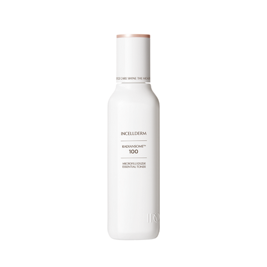 INCELLDERM RADIANSOME™100 MICROFLUIDIZER ESSENTIAL TONER 100ml / 3.38 fl. oz. 인셀덤 래디언솜™100 마이크로플루다이저 에센셜 토너 100ml / 3.38 fl. oz.