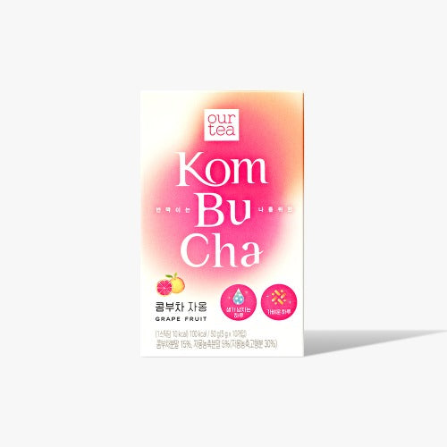 Jardin Our Tea Kombucha Grapefruit 50g(5g x 10Stick) μλ
 μμν° μ½€λΆμ°¨ μλͺ½ 50g (5g x 10μ€ν±)