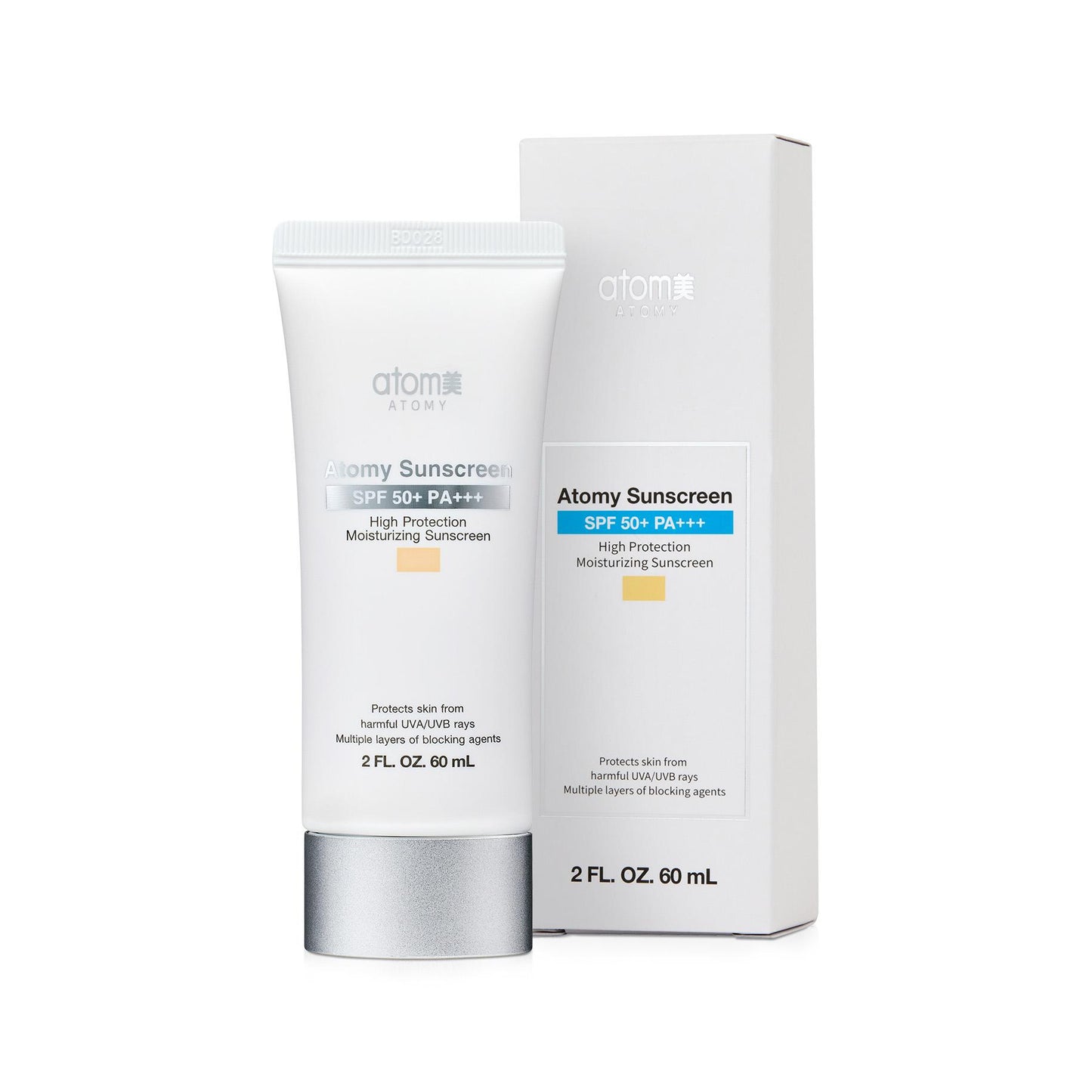 ATOMY Sunscreen SPF50+ PA+++ 2FL. OZ. 60ml (WHITE/TINTED) / 애터미 선크림 SPF50+ PA+++ 60ml (WHITE/TINTED)