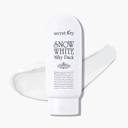 Secretkey Snow white Milky Pack 200g 시크릿키 스노우 화이트 밀키 팩 200g