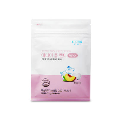 ATOMY COOL CANDY Mint & Peach 35g 애터미 쿨캔디 민트 & 피치 35g