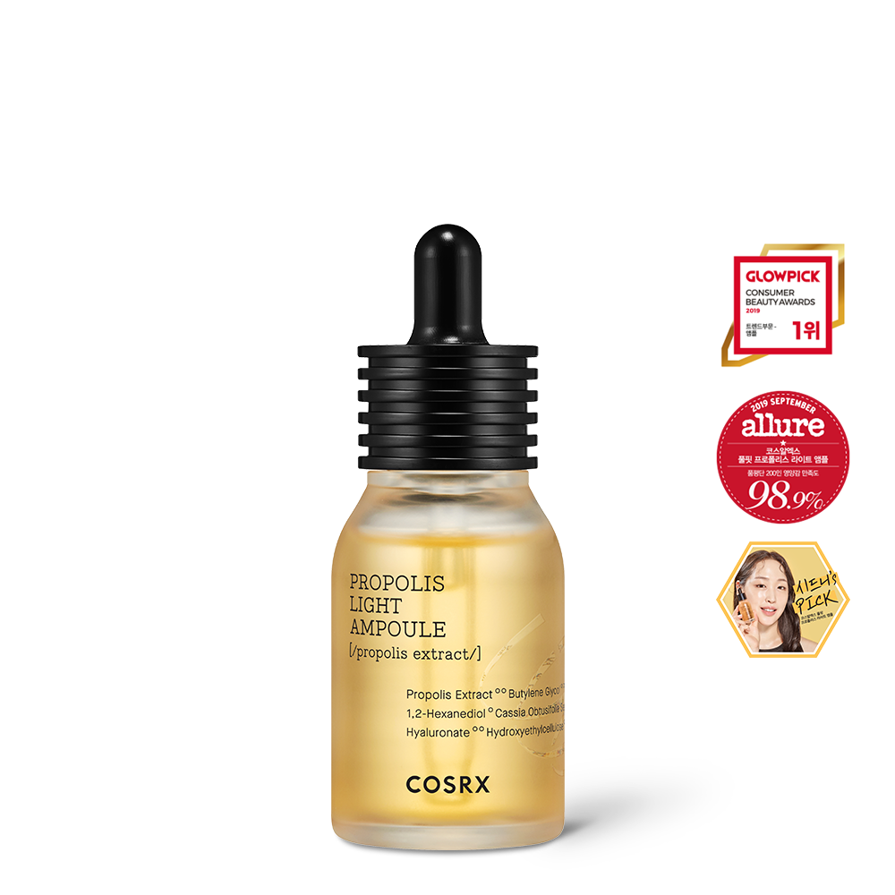 COSRX Full Fit Propolis Light Ampoule 30mL / 1.35 fl. oz. 코스알엑스 풀핏 프로폴리스 라이트 앰플  30mL / 1.35 fl. oz.