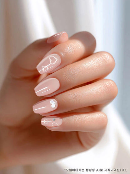 Ring Ring Coffin Type Press Nail Tips 4Type 링링 코핀타입 네일팁 4가지