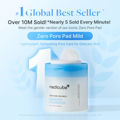 Medicube Zero Pore Pad Mild 70 Pads 메디큐브 제로 모공 패드 마일드 70매