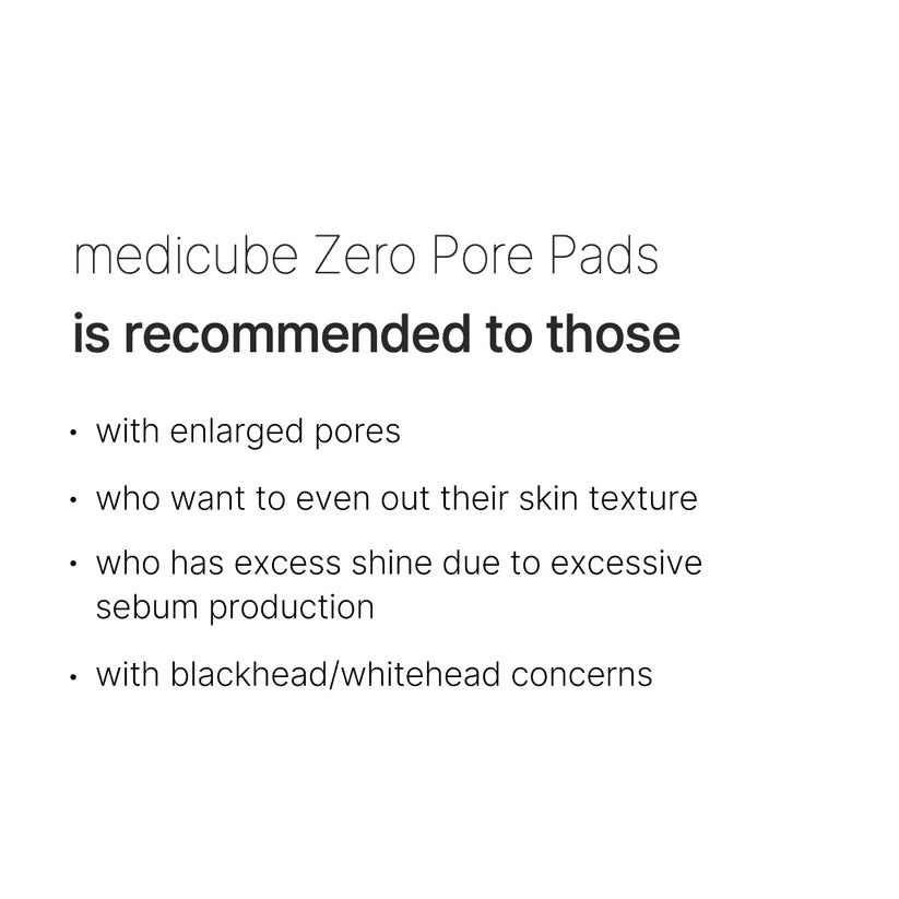 Medicube Zero Pore Pad 2.0 메디큐브 제로모공패드 2.0