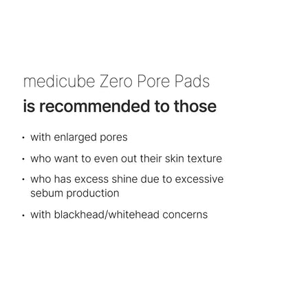 Medicube Zero Pore Pad 2.0 메디큐브 제로모공패드 2.0
