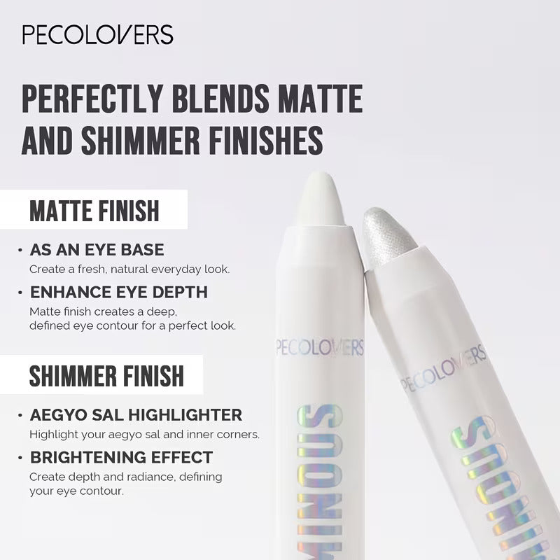 PECOLOVERS Highlight Silkworm Pen Aegyo Sal Eyeshadow 6 Colors 페코러버스 하이라이트 실크웜 펜 애교살 아이섀도우 펜 6색