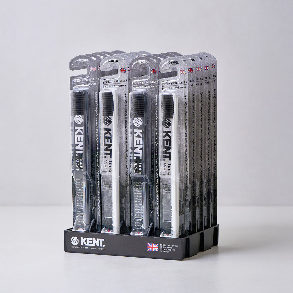 NEWEST** KENT Tan Ultra-Fine Bristle Toothbrush 6EA 켄트 탄 초극세모 칫솔 6개입