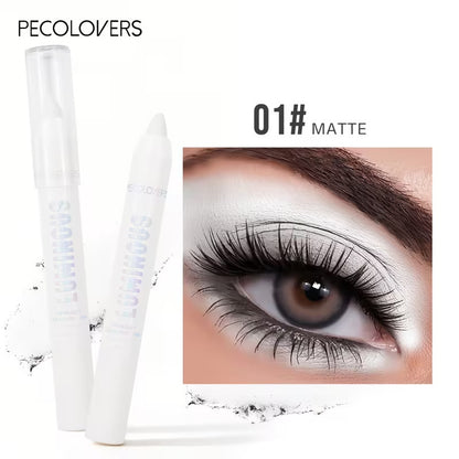 PECOLOVERS Highlight Silkworm Pen Aegyo Sal Eyeshadow 6 Colors 페코러버스 하이라이트 실크웜 펜 애교살 아이섀도우 펜 6색