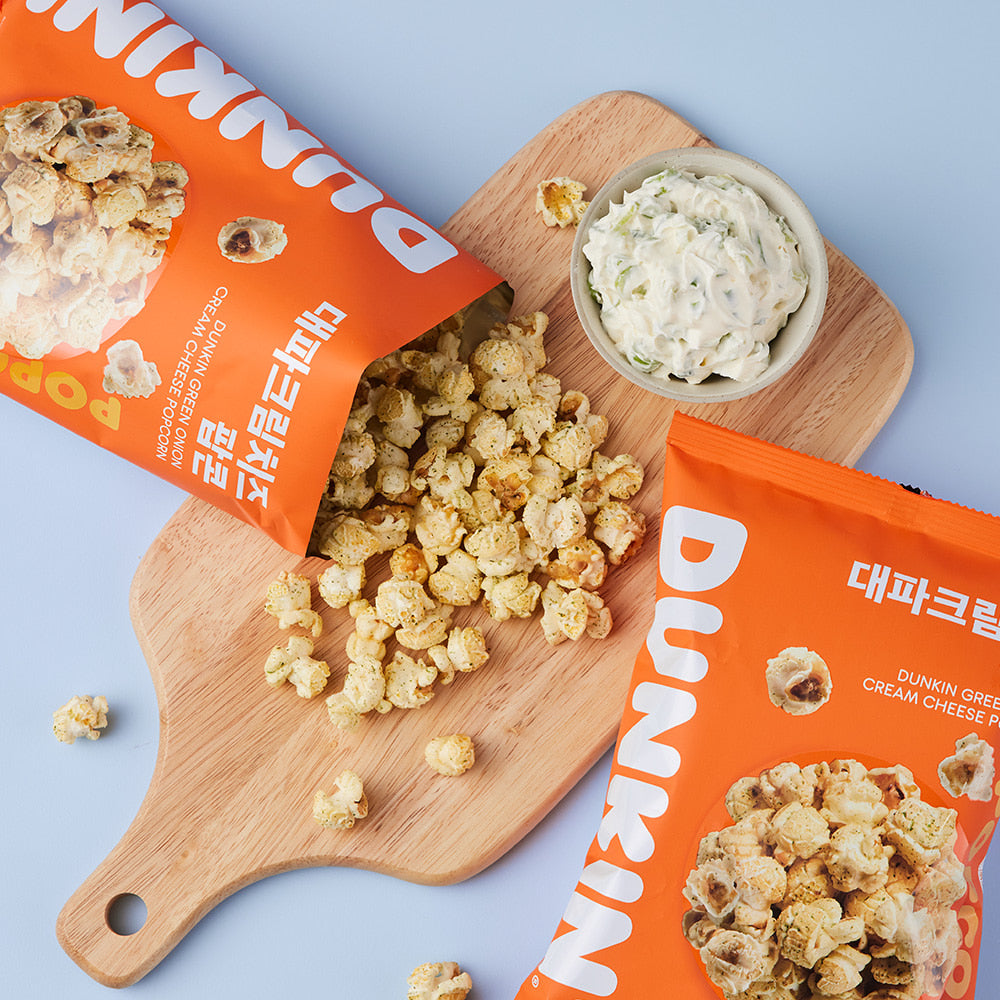 DUNKIN Green Onion Cream Cheese Popcorn 15g / 80g 던킨 대파크림치즈 팝콘 15g / 80g