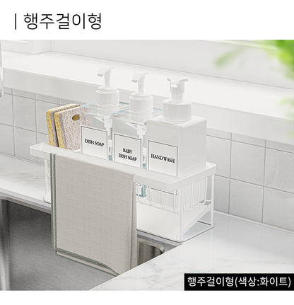 Modenzip Premium Wide All-Stainless Sponge Holder 3 Styles 모든집 와이드 올스텐 수세미거치대 3종