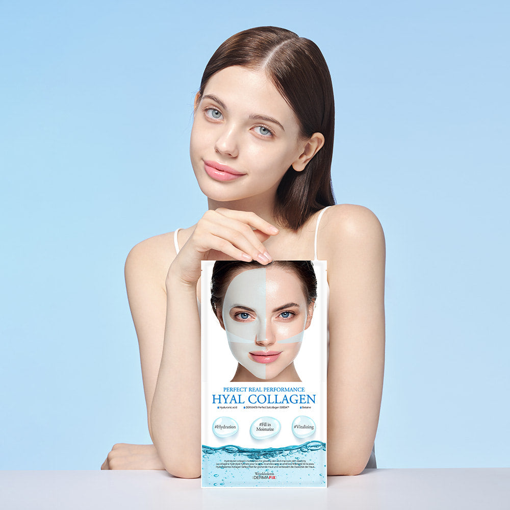 DERMAFIX Perfect Real Performance Hyal Collagen Mask 8EA 더마픽스 퍼펙트 리얼 퍼포먼스 히알콜라겐 8매입