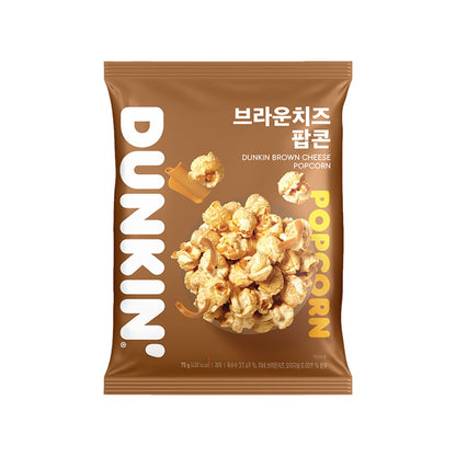 [PACK OF 5] DUNKIN Brown Cheese Popcorn 75g 던킨 브라운 치즈 팝콘 75g