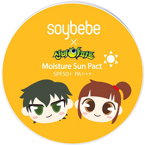 OSSE Soybebe x Shinbi's Haunted House Moisture Sun Pact SPF50+ PA+++ 오쎄 소이베베 x 신비아파트 모이스춰 선팩트 SPF50+ PA+++