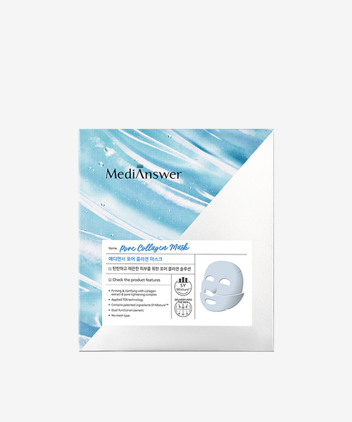 MediAnswer Pore Collagen Mask Sheet 5ea 메디앤서 포어 콜라겐 마스크 5매