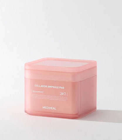 MEDIHEAL COLLAGEN AMPOULE PAD 100PADS 메디힐 탄력 콜라겐 채움 패드 100패드