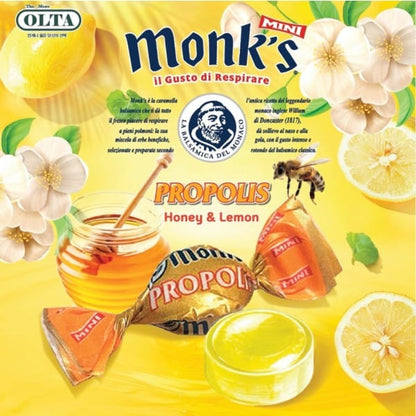 Monk's Propolis Candy Honey & Lemon 400g 몽스 프로폴리스 캔디 허니 앤 레몬 400g