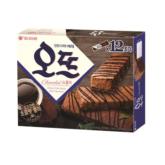 Orion O’Tte Dessert Cake Chocolat 288g (24g X 12ea) 오리온 오뜨 쇼콜라 288g (24g X 12ea) Rich Chocolate Cake