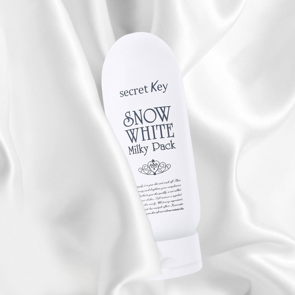 Secretkey Snow white Milky Pack 200g 시크릿키 스노우 화이트 밀키 팩 200g