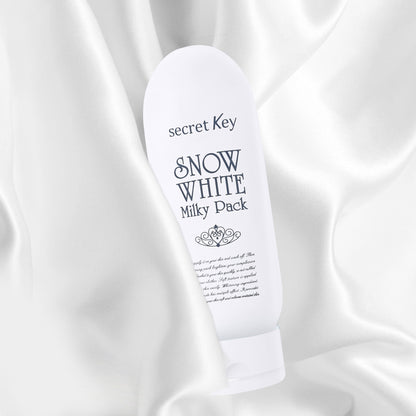 Secretkey Snow white Milky Pack 200g 시크릿키 스노우 화이트 밀키 팩 200g