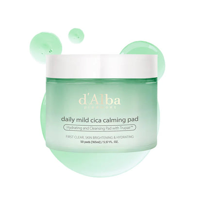 d'Alba Daily Mild Cica Calming Pad 달바 데일리 마일드 시카 카밍 패드