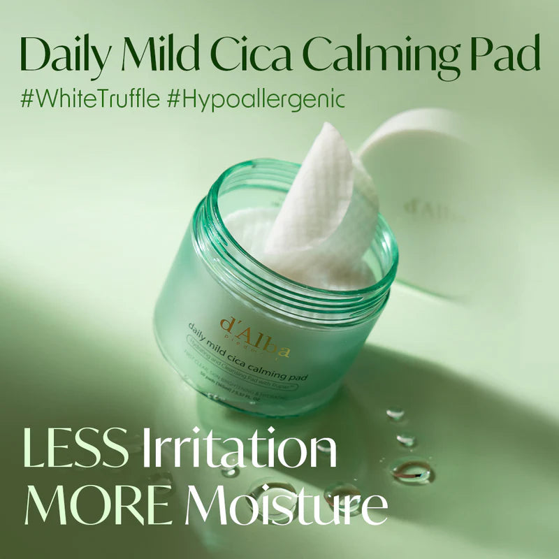 d'Alba Daily Mild Cica Calming Pad 달바 데일리 마일드 시카 카밍 패드