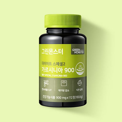 GREEN MONSTER Diet Special 2 Garcinia 900 112 Tablets 그린몬스터 다이어트 스페셜2 가르시니아 900 112정