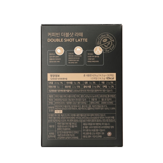Coffee Bean Double Shot Latte 30CT 커피빈 더블샷 라떼 30CT