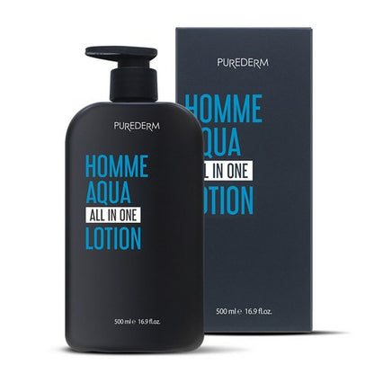 PUREDERM Homme Aqua All-In-One Lotion 500ml 퓨어덤 옴므 아쿠아 올인원 로션 500ml