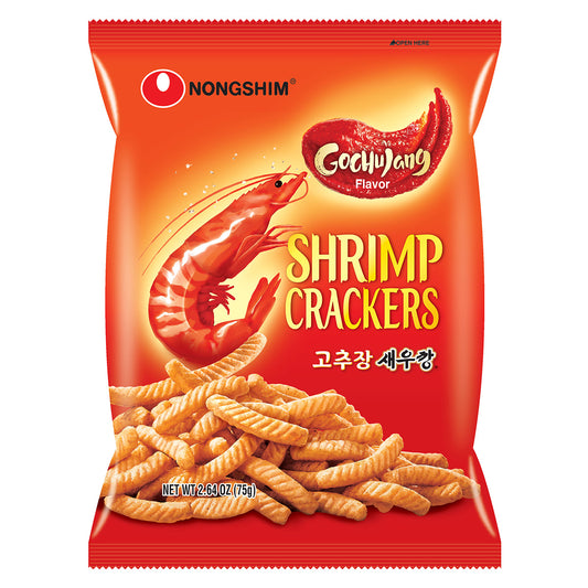 [PACK OF 3] Nongshim Shrimp Crackers Gochujang Flavor 75g 농심 새우깡 고추장 75g