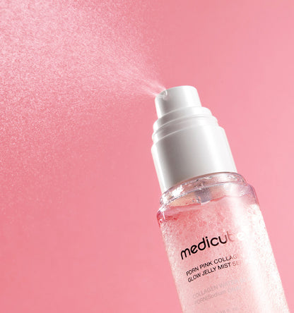 Medicube PDRN Pink Collagen Glow Jelly Mist Serum 100ml 메디큐브 피디알엔 핑크 콜라겐 글로우 젤리 미스트 세럼 100ml