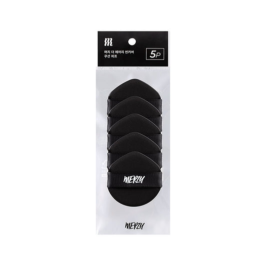 MERZY The Airy Thin Cover Cushion Puff 5EA 머지 더 에어리 씬 커버 쿠션 퍼프 5매입