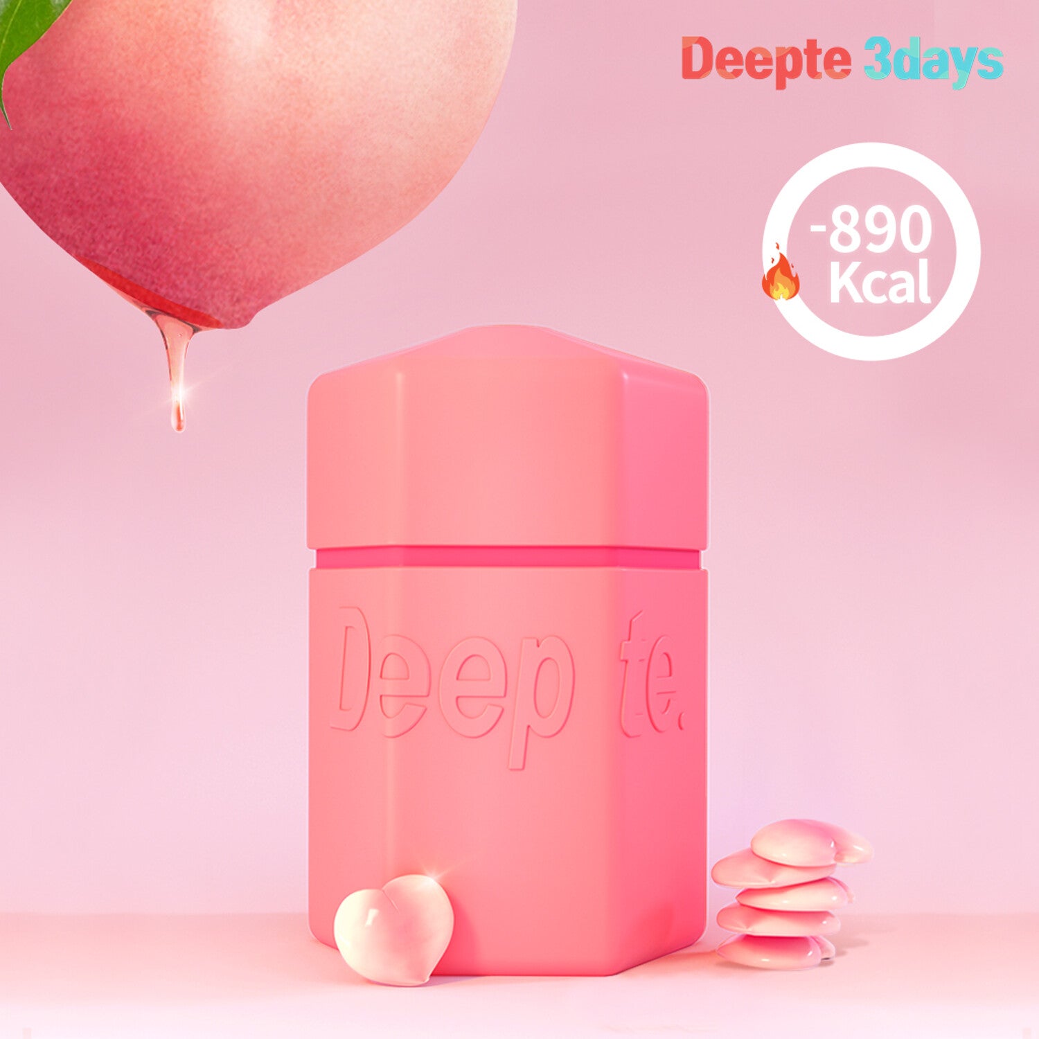 Deepte 3-Day Peach Burn 30 Tablets (30-day supply) 딥트3일 피치번 30정 (30일분)