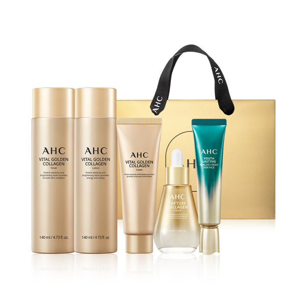 AHC Vital Golden Collagen Youth Total Care Set AHC 바이탈 골든 콜라겐 유스 토탈 케어 ...